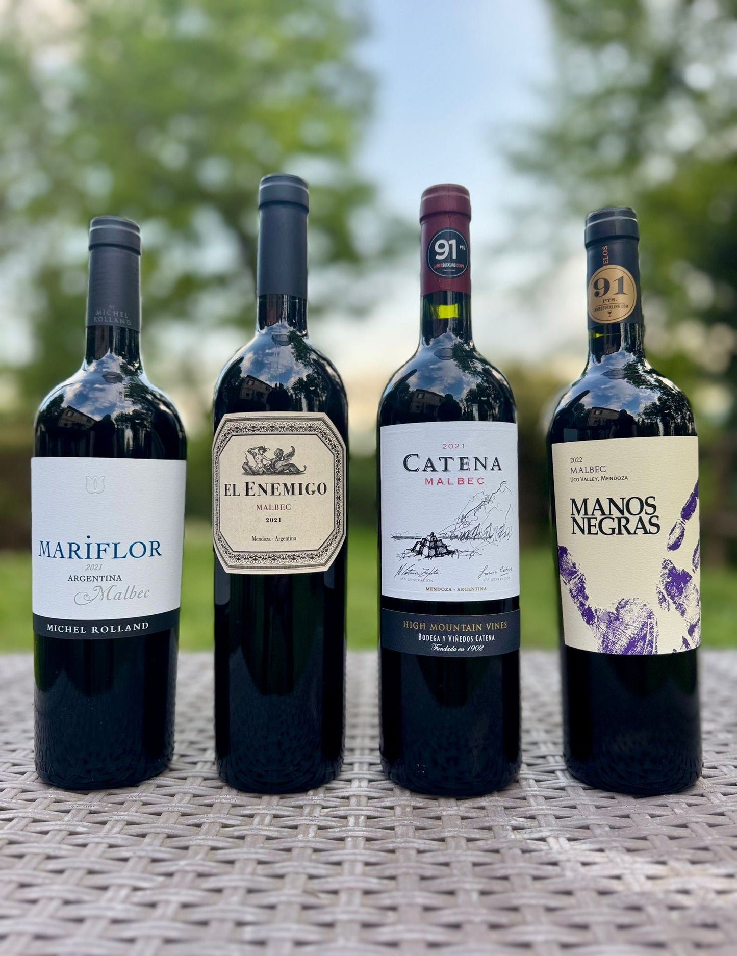42 - Tour Malbec Premium in 4 Bottiglie